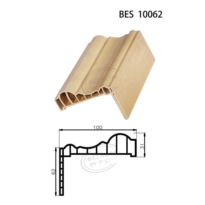 保尔森 BES-10062 长度定制10cm宽度波浪形独特设计WPC楣梁