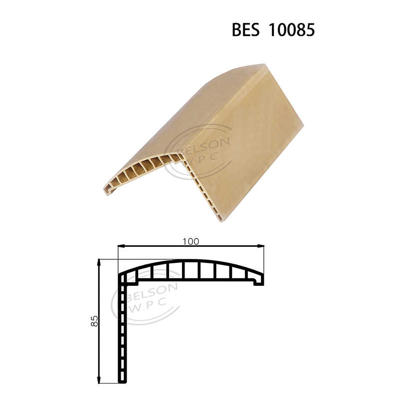 保尔森 BES-10085 定制10厘米宽圆形木塑框楣外框长脚尺寸可调节，适合各种墙厚