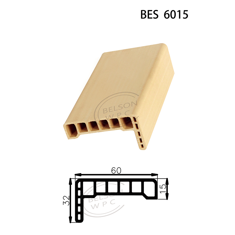 保尔森 BES-6015 长度定制 6厘米宽度直形木塑室内门门楣