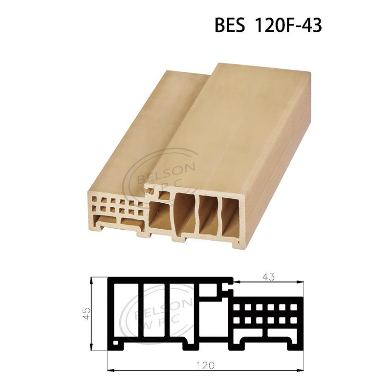 保尔森 BES120F-43 两方形木塑浴室门